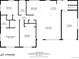 Detailed floorplan showcasing the layout of the primary living spaces, bedrooms, bathrooms, and garage at 9120 W 3Rd Pl, Lakewood, CO 80226