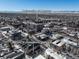 Aerial view showcasing apartment's proximity to shops, restaurants, and University of Denver at 2042 S Josephine St # 2, Denver, CO 80210