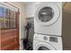 Convenient laundry room with washer, dryer, and extra storage at 2042 S Josephine St # 2, Denver, CO 80210