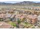 Gorgeous aerial view of community displaying the neighborhood's layout, and landscape at 2344 S Lupine St, Denver, CO 80228