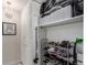 A well-organized walk-in closet with custom shelving, lighting, and plenty of storage space at 800 N Washington St # 804, Denver, CO 80203