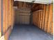 The garage features a functional interior and a simple design to house a vehicle at 8430 Little Rock Way # 102, Highlands Ranch, CO 80126