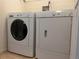 Laundry room with a white washer and dryer at 8430 Little Rock Way # 102, Highlands Ranch, CO 80126