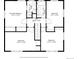 Upstairs floor plan showcasing the bedroom and bathroom layouts, complete with hall access at 11880 W 30Th Pl, Lakewood, CO 80215