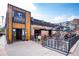 Outdoor patio area at Cilantro Tacos + Tequila + Mezcal with umbrellas and sidewalk seating at 2736 N Clay St, Denver, CO 80211