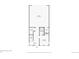 First-floor plan featuring a garage, bathroom, storage, and bedroom layout at 14952 Gladshine Dr, Parker, CO 80134