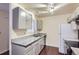 Cozy kitchen featuring modern appliances, countertops and ample cabinetry at 2223 S Buckley Rd # 102, Aurora, CO 80013
