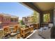 Relaxing balcony with outdoor seating, beautiful views, and plenty of room to relax at 9486 Elmhurst Ln # D, Highlands Ranch, CO 80129