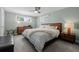 Serene bedroom featuring a comfortable bed, soft lighting, and modern furnishings at 2430 S Ogden St, Denver, CO 80210