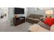 Comfortable living room showcasing neutral color scheme and cozy furnishings at 2430 S Ogden St, Denver, CO 80210