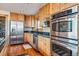 Well-equipped kitchen featuring stainless steel appliances, ample cabinet space, and elegant granite countertops at 351 Kimmes Ln, Breckenridge, CO 80424