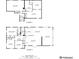 Two-story floor plan with dimension of all rooms at 12798 Tomahawk Rd, Parker, CO 80138