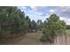 Yard with open field and scattered trees at 12798 Tomahawk Rd, Parker, CO 80138