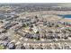 Expansive aerial view of the neighborhood with well-maintained streets, community spaces and landscaped front yards at 27423 E Euclid Dr, Aurora, CO 80016