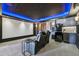 Luxury home theater room featuring a large screen, recliners, and starry ceiling at 27423 E Euclid Dr, Aurora, CO 80016