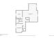 Basement floor plan featuring entertainment room, bedroom, bathroom, and unfinished storage/utility closets at 5078 S Quail St, Littleton, CO 80127