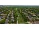 Beautiful aerial view of homes nestled among mature trees and green spaces, creating a serene environment at 6132 S Boston Cir, Greenwood Village, CO 80111