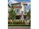 Stunning two-story home boasting a modern design, manicured landscaping, and multiple outdoor terraces at 43 S Oneida Ct, Denver, CO 80230
