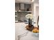 Contemporary kitchen showcasing a quartz countertop and modern decorations at 43 S Oneida Ct, Denver, CO 80230