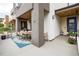 Charming outdoor patio featuring a dining table with seating, creating an ideal space for entertaining guests at 43 S Oneida Ct, Denver, CO 80230