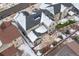 Aerial view of house and backyard at 10993 Ledges Rd, Parker, CO 80134