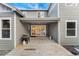 Covered patio with a view of the backyard at 10993 Ledges Rd, Parker, CO 80134