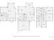 Set of all floorplans showcasing multiple floors of the house with detailed layouts of all rooms at 12578 Hudson Ct, Thornton, CO 80241