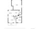 Detailed floor plan of the home's lower level with labeled rooms and dimensions for layout visualization at 20835 E 47Th Ave, Denver, CO 80249