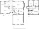 Full floor plan with two levels, showcasing layout with bedrooms, garage, kitchen, and bathrooms at 1866 Mountain View St, Erie, CO 80516