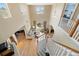 Grand living room boasts an open floor plan, tall ceilings, and tons of natural light at 420 Graham Cir, Erie, CO 80516