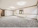 Large basement with carpet, trim, and multiple windows at 9670 W 69Th Ave, Arvada, CO 80004