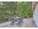 Relax on this expansive deck with wrought-iron railings and glass-topped table, perfect for entertaining at 9670 W 69Th Ave, Arvada, CO 80004