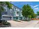 Townhome garages and driveways, showcasing curb appeal and convenient parking access at 658 Casper Dr, Lafayette, CO 80026