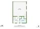 Floor plan view showing the foyer, laundry room and garage with dimensions at 658 Casper Dr, Lafayette, CO 80026