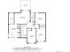 Detailed floor plan showcasing the layout of the second floor, including bedrooms, bathrooms, and walk-in closet at 18233 E Dorado Ave, Centennial, CO 80015