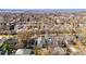 Scenic aerial perspective of the residential neighborhood, highlighting a charming community with mature trees and well-maintained homes at 438 S Emerson St, Denver, CO 80209