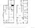 Detailed floor plan showcasing the layout of the main floor with the kitchen, and living room at 438 S Emerson St, Denver, CO 80209