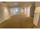 Unfurnished basement with carpet and recessed lighting at 540 S Forest St # A2, Denver, CO 80246