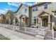 Charming townhome featuring a cozy, fenced front patio, perfect for outdoor relaxation and neighborhood views at 3720 Pecos Trl, Castle Rock, CO 80109