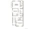 Second-floor layout with a Primary bedroom, two additional bedrooms, and two bathrooms at 4588 S Versailles St # A, Aurora, CO 80015
