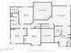 A blueprint of the second floor featuring the bedroom layout at 5723 S Everett Way, Littleton, CO 80123