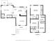 Detailed floor plan showcasing layout of the home including bedrooms, bathrooms, and living spaces at 1241 S Akron Way, Denver, CO 80247