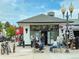Exterior of Dinner and Brunch restaurant with outdoor seating and street view at 5675 S Crocker St, Littleton, CO 80120