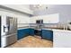 Modern kitchen featuring stainless steel appliances and bright cabinetry at 3242 E 103Rd Dr # 602, Thornton, CO 80229