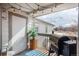 Patio with string lights, grill, and potted plant for enjoyable outdoor living at 3242 E 103Rd Dr # 602, Thornton, CO 80229