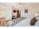 Bedroom featuring natural light and a ceiling fan at 9256 W Euclid Ave, Littleton, CO 80123