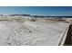 Aerial view of land with distant mountains and a road at 11100 Haskell Creek Rd, Larkspur, CO 80118