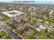 Aerial view of the property near Bow Mar Heights Park and surrounding neighborhood at 3379 W Wagon Trail Dr, Englewood, CO 80110