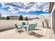Outdoor patio area with comfortable seating, offering stunning mountain views at 330 Ptarmigan St, Golden, CO 80403
