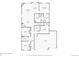 Detailed floor plan showcasing the layout of the main level, including bedrooms, living spaces, and garage at 22466 E Layton Cir, Aurora, CO 80015